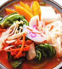 韩式蔬菜豆腐锅