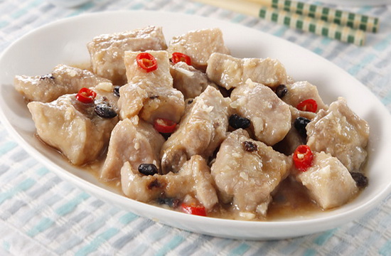 豆豉辣椒椒蒸排骨