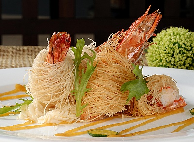 客家桔酱凤尾虾